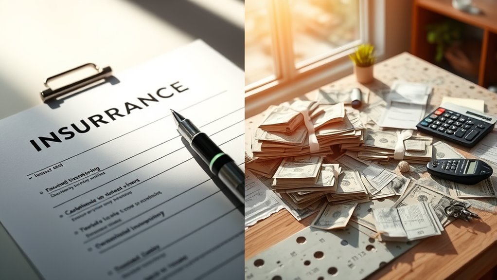 insurance reduces total costs