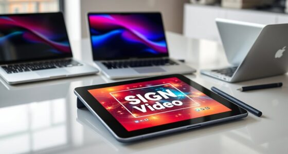 interactive sign video workflow