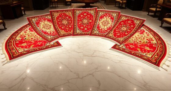 luxury high gloss silk carpets
