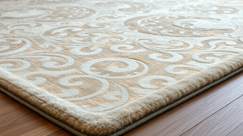 luxury metallic accent rugs