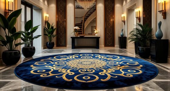 luxury round rugs collection