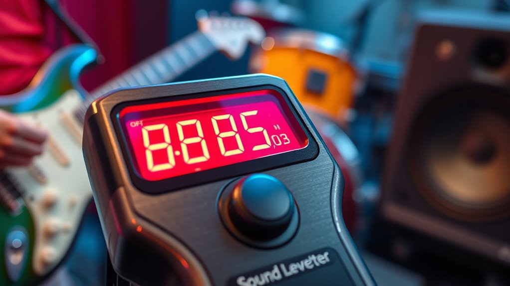 measuring sound loudness levels