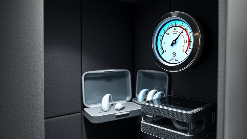 moisture proof hearing aid storage