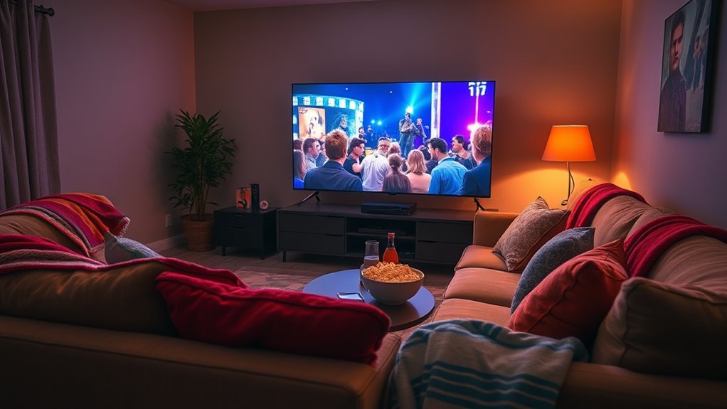 movie night caption service