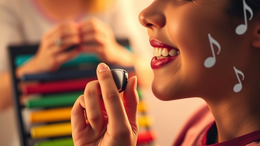 music therapy enhances auditory perception