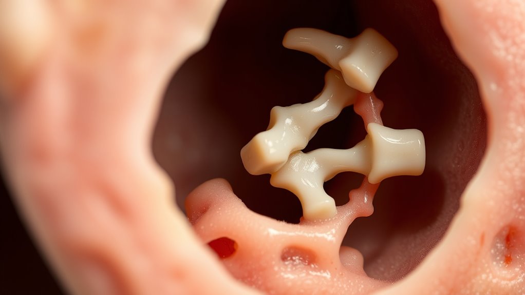 ossicles amplify sound vibrations