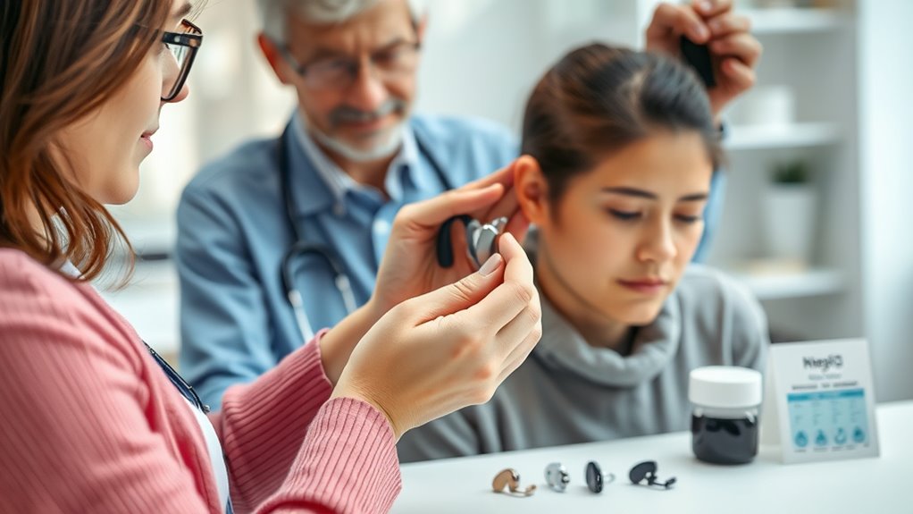 proper hearing aid handling