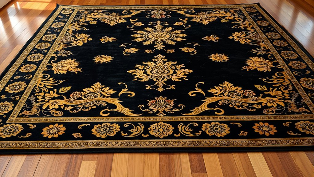 15 Best Yilong Black Gold Silk Rugs That Elevate Your Interior Decor 33 quality size safety style