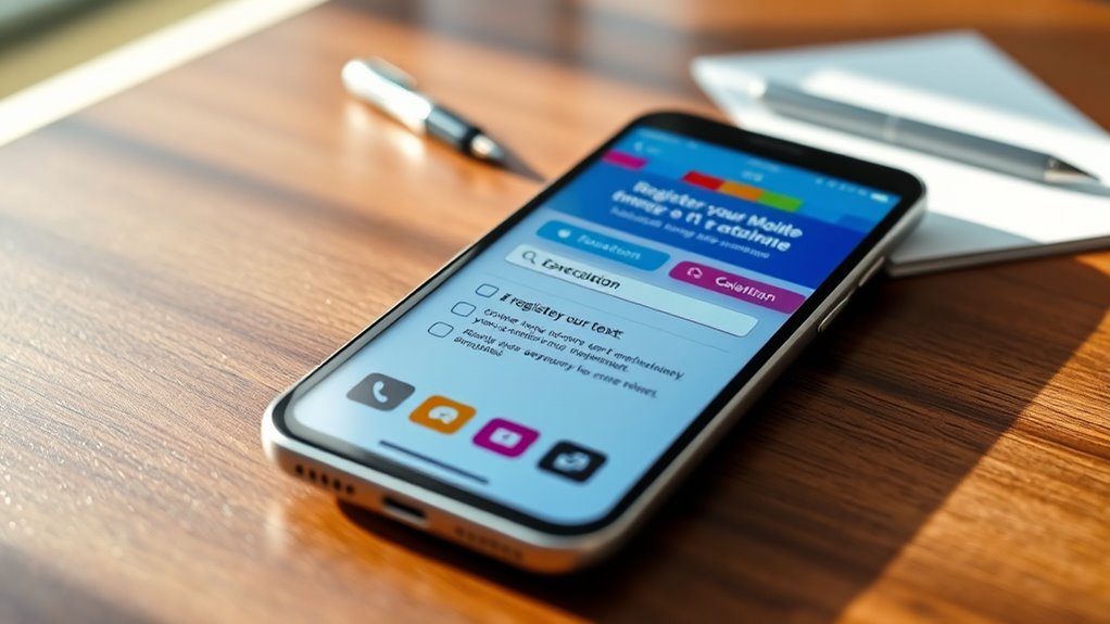 Emergency Texting Services: Registering Your Mobile 4 register verify follow steps