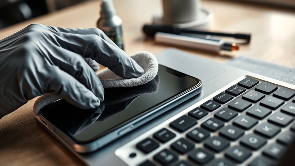 regular dust free device maintenance