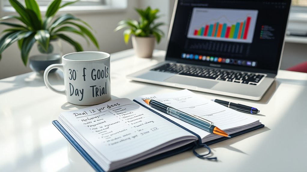 set measurable trial goals