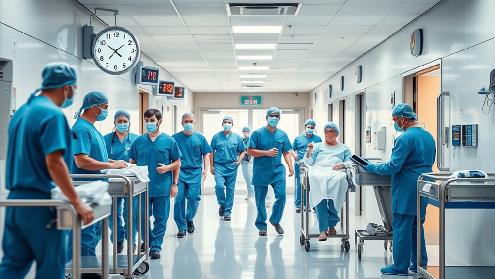 surgery schedule hour by hour