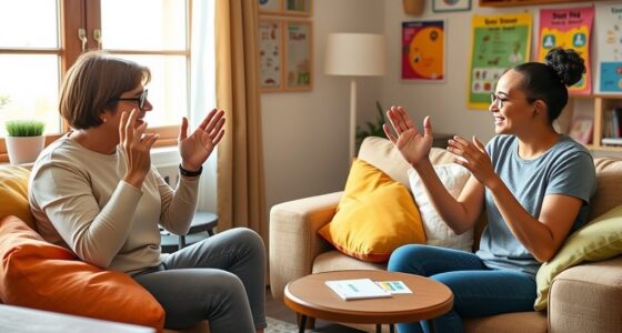 teach friends simple sign language