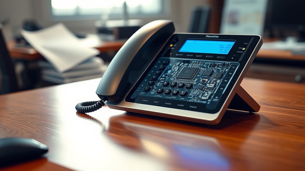 telephones with captions explained