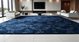 top navy silk rugs
