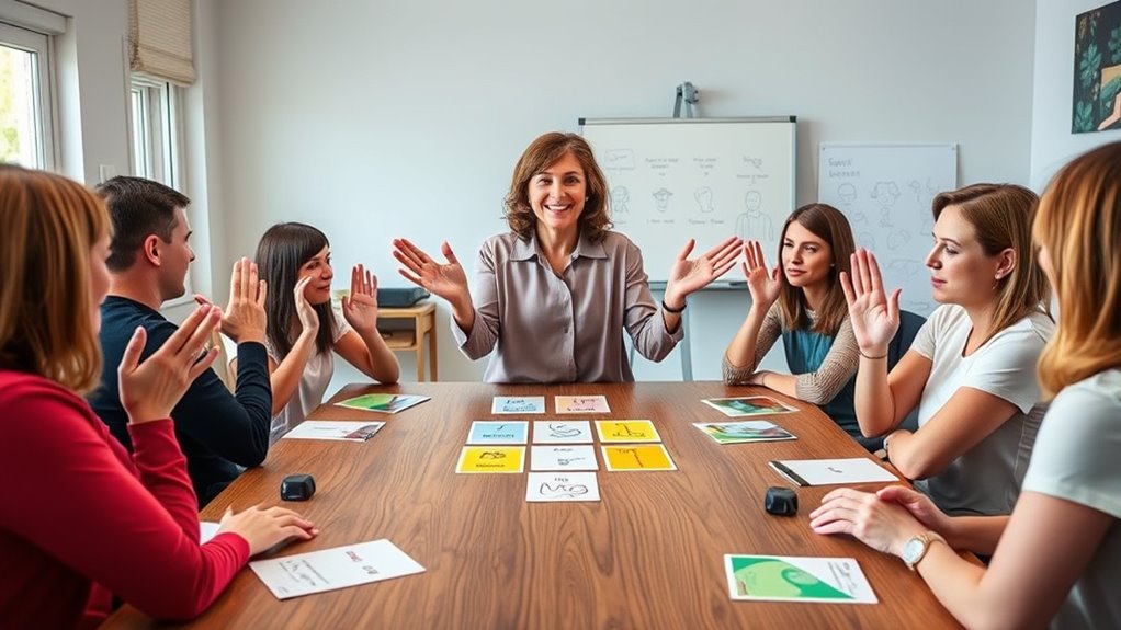 How to Teach Friends Basic Sign in One Evening 4 use visual demonstrations effectively