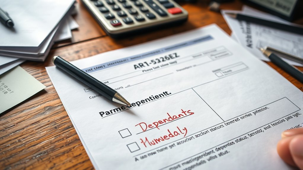 verify dependents and marital status