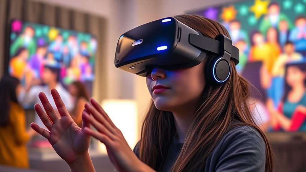 Virtual Reality Exposure for Social Anxiety in Deaf Teens 4 virtual social skills training