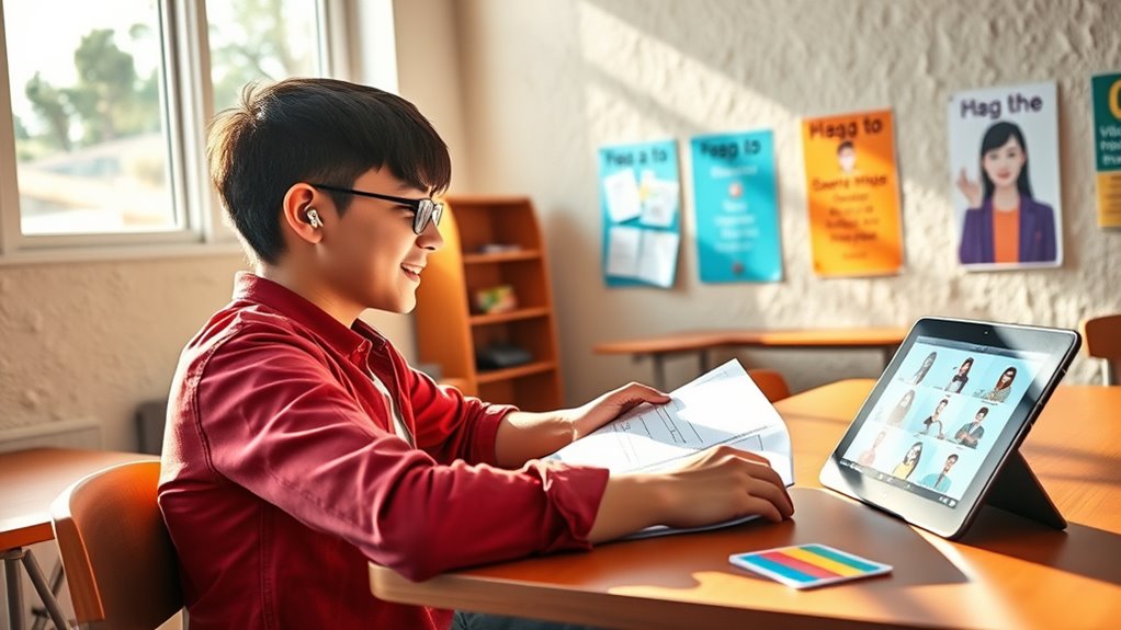 Learning a New Language After Hearing Loss: Feasibility and Fun 4 visual aids and assistive devices