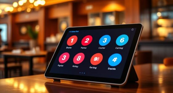 visual order number displays