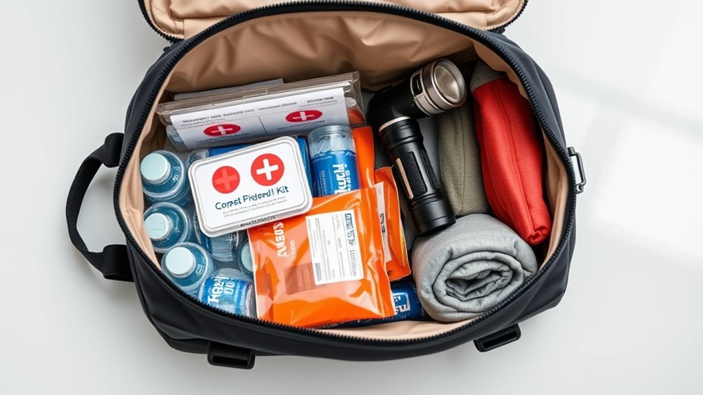 check supplies for damage