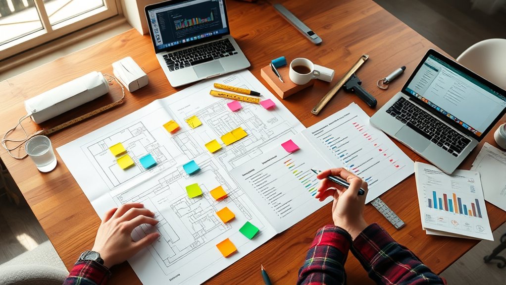 create organized step plan