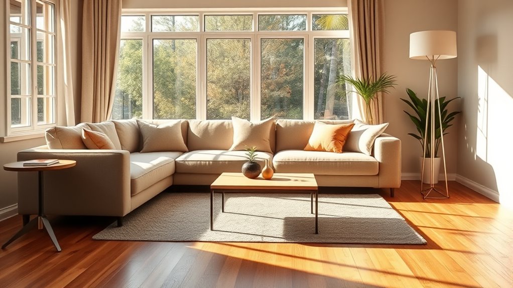optimize furniture placement for brightness