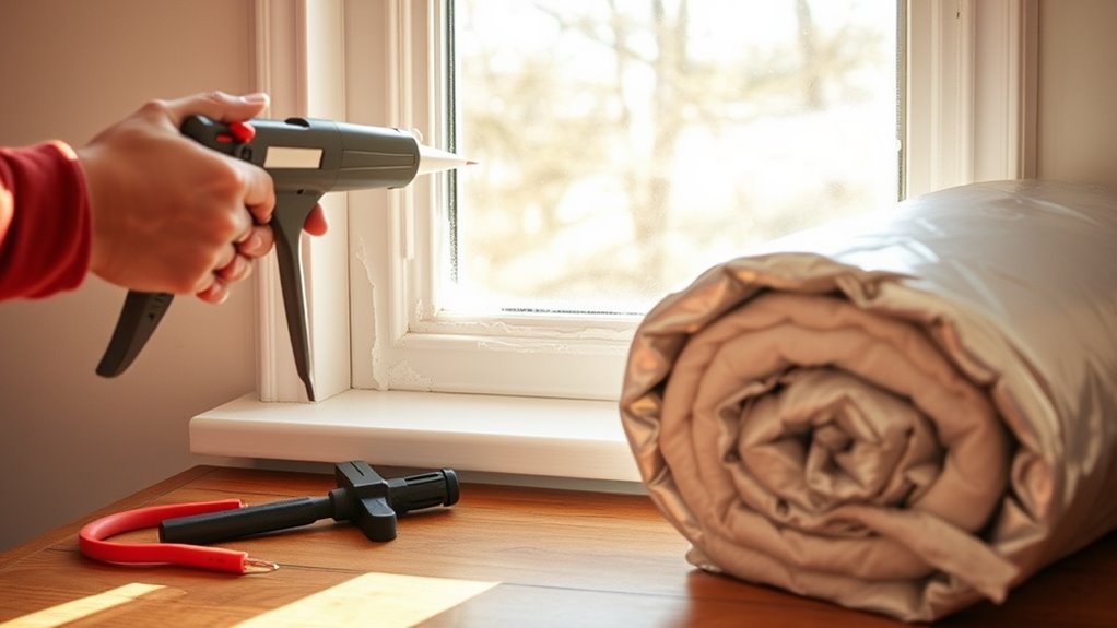 seal drafts and insulate effectively