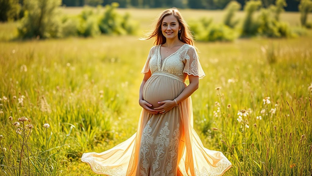 chic boho maternity dresses