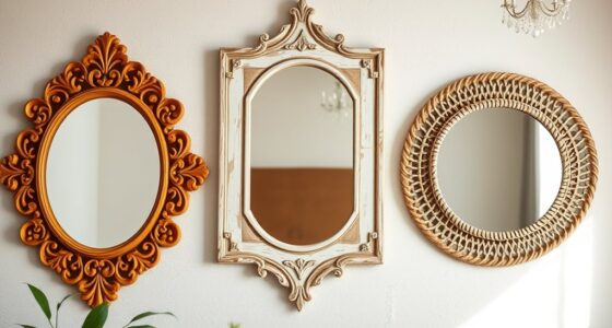 chic boho mirror selection