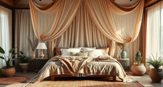 chic cozy boho canopies