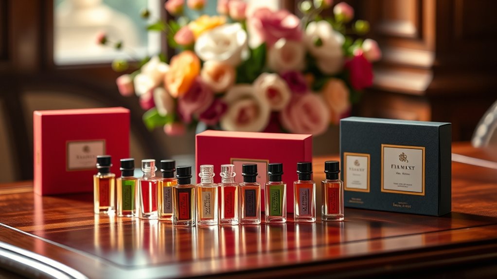 choosing perfume sampler sets