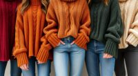 cozy stylish chunky sweaters