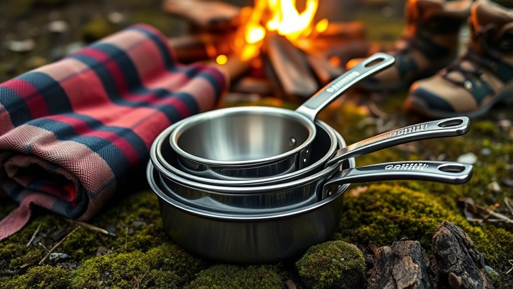 durable lightweight nesting cookware