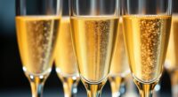 elegant premium champagne glasses