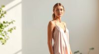 elegant satin slip dresses