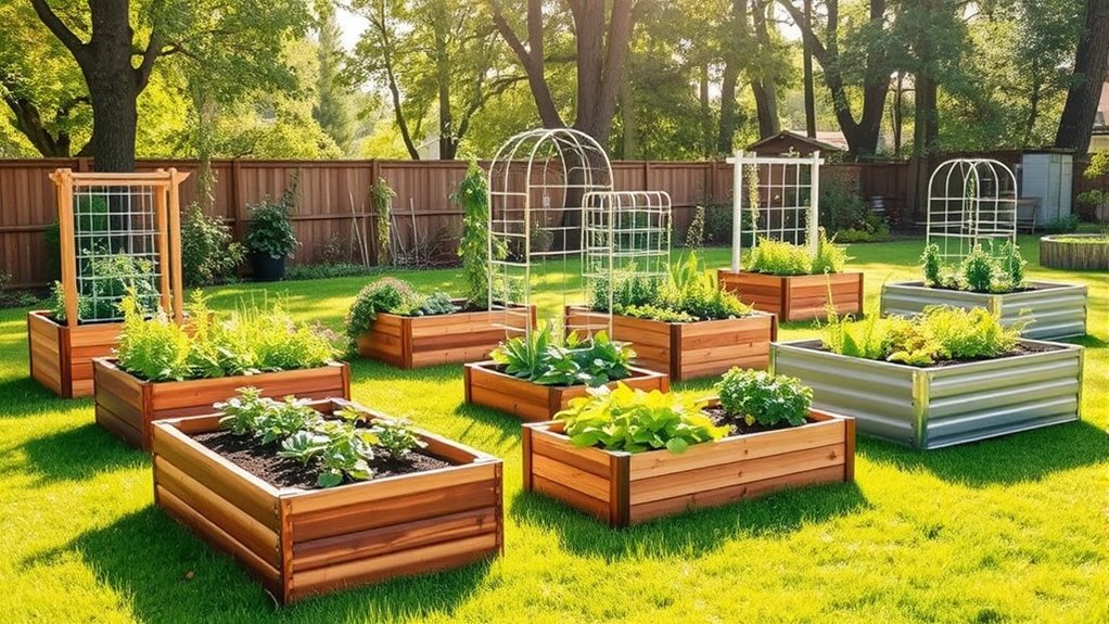 garden bed selection factors