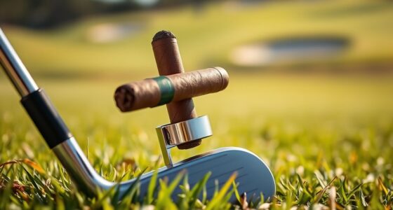 golf cigar holder clips