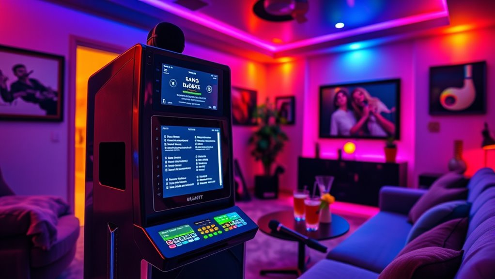 key karaoke machine features