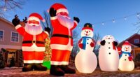 large festive yard inflatables