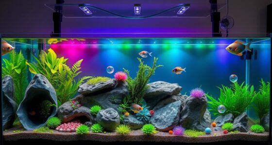 luxurious aquarium accessory ideas