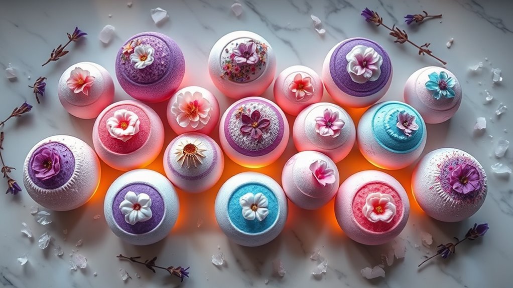 luxury bath bombs collection