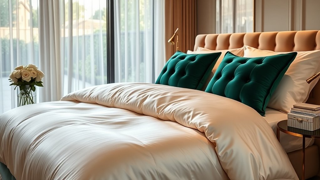 luxury bedding for relaxation
