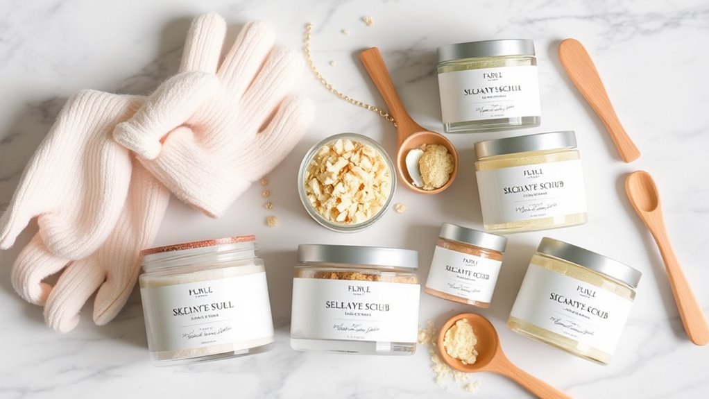 luxury body scrub sets
