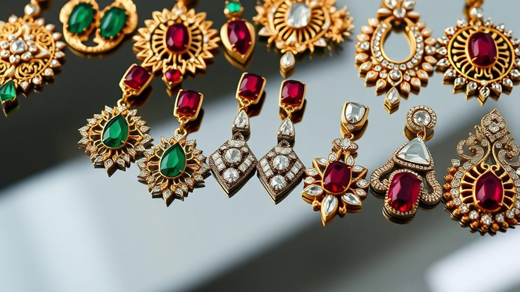 luxury bold earring collections