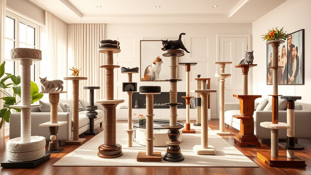 luxury cat scratching posts