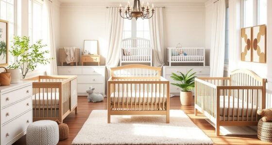 luxury convertible baby cribs