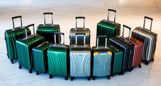 luxury durable luggage sets