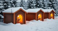 luxury heated pet houses