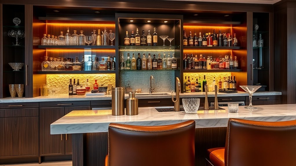 luxury home bar ideas